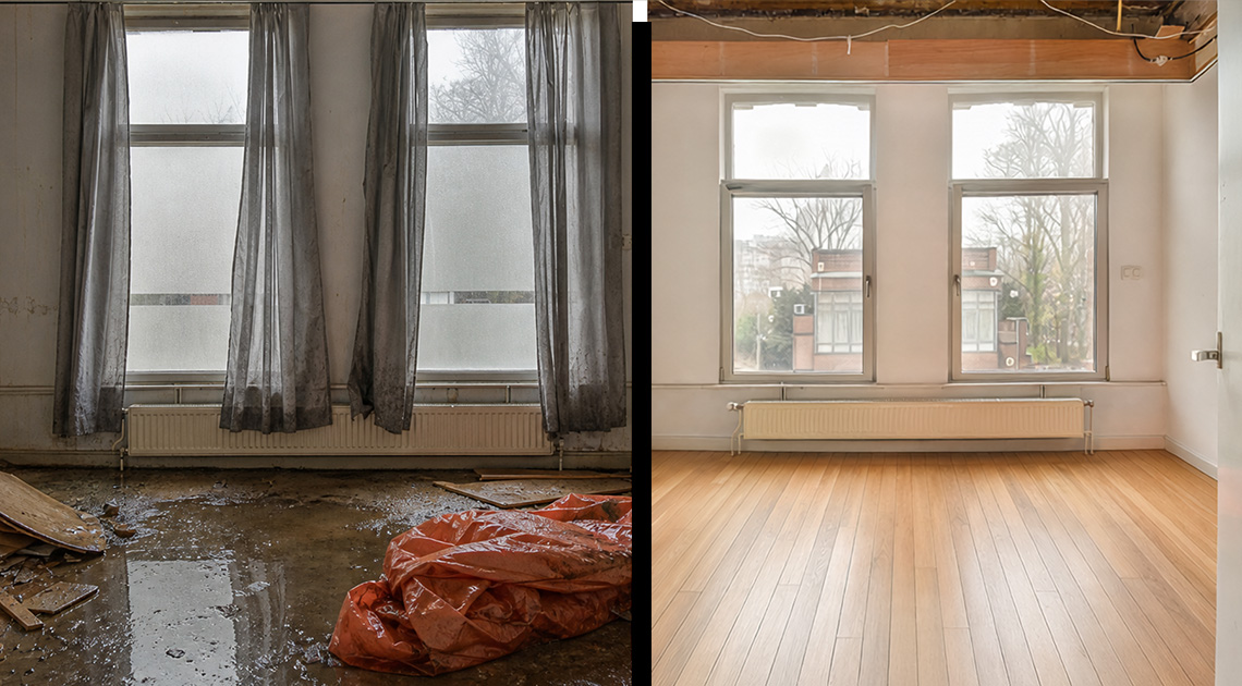 Water Damage Repairs and Restoration - Leonia, Englewood and Palisades Park, NJ